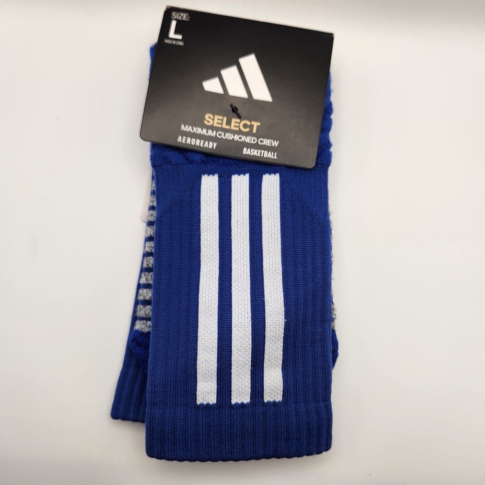Adidas Select Maximum Cushion Crew Socks Size Large